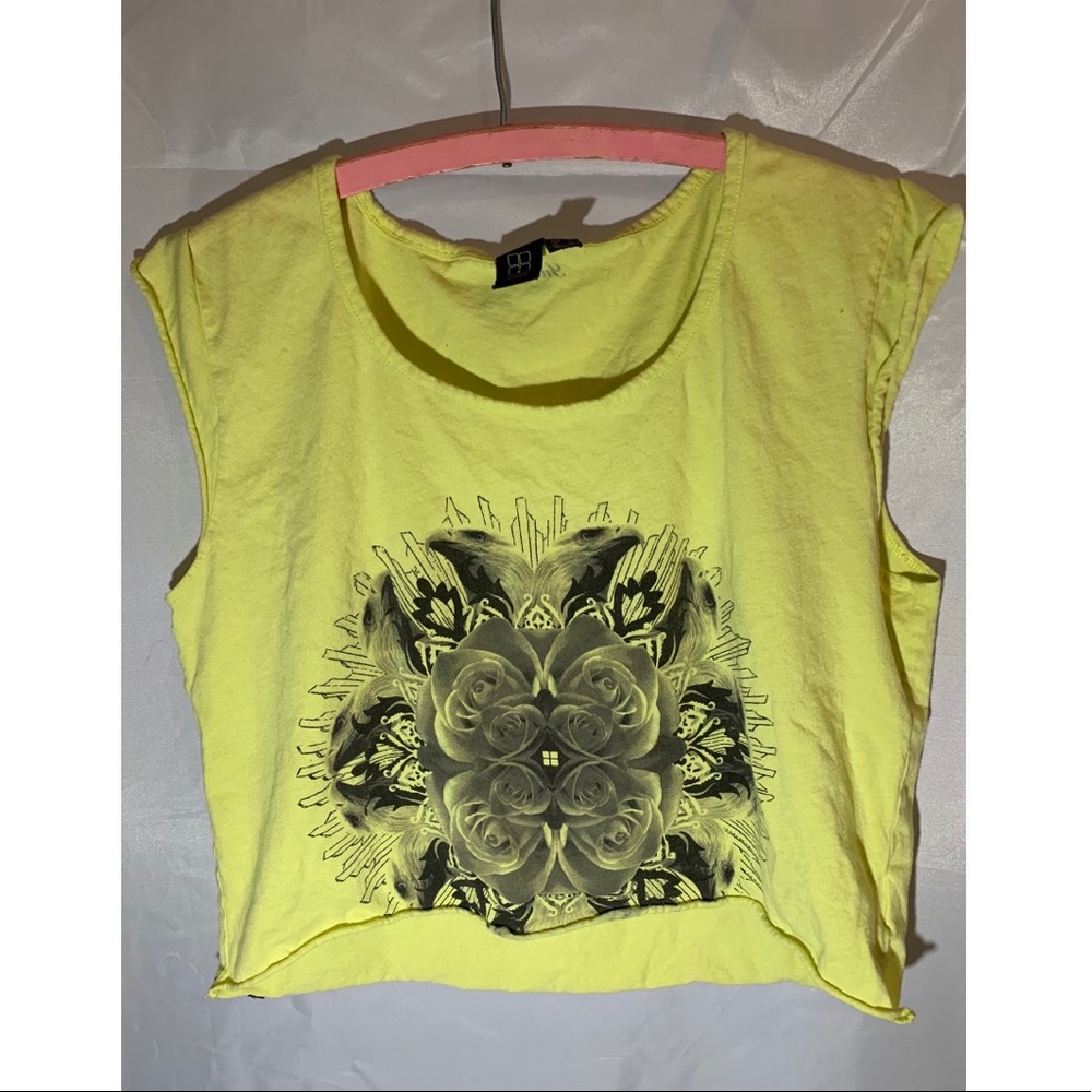 Neon crop top from Urban Outfitters